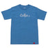 303 Boards - 303 X Chocolate Flip The Script Tee (Blue)
